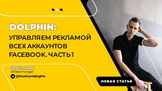 Dolphin: управляем рекламой всех аккаунтов FaceBook. Часть 1
