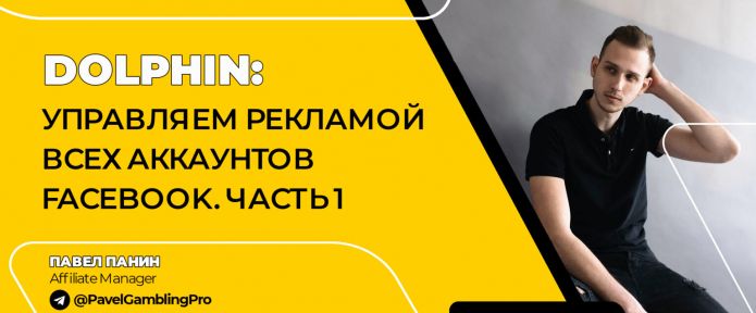 Dolphin: управляем рекламой всех аккаунтов FaceBook. Часть 1
