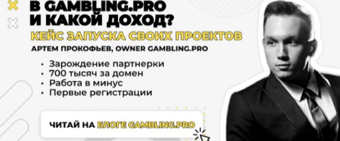 Сколько инвестиций в Gambling.pro и какой доход. Кейс запуска своих проектов.