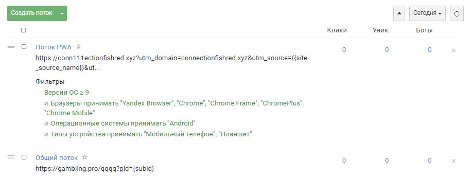 Увеличь свои ROI! Настройка кампании трекера при проливе с контекста на PWA