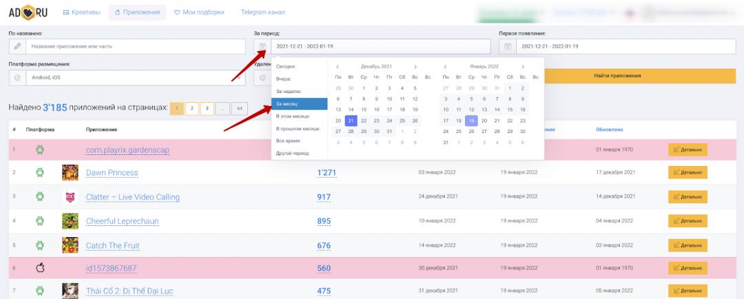 Сервис AdHeart! Как найти любой креатив за несколько минут? Структура, фишки и прочее