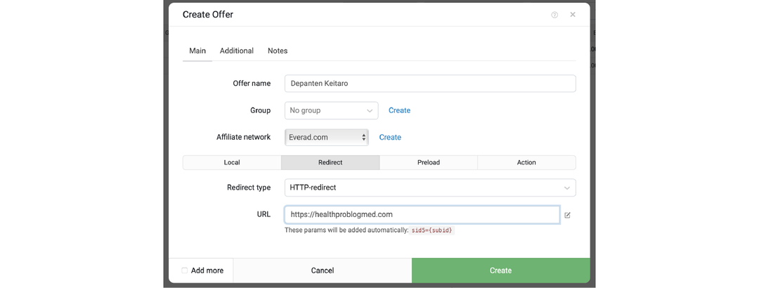 Интеграция Everad и обновленного трекера Keitaro 10