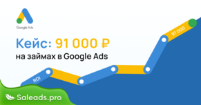 Кейс: 91 000 на займах в Google Ads