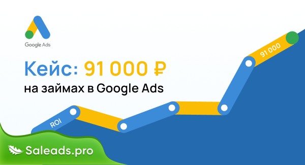 Кейс: 91 000 на займах в Google Ads