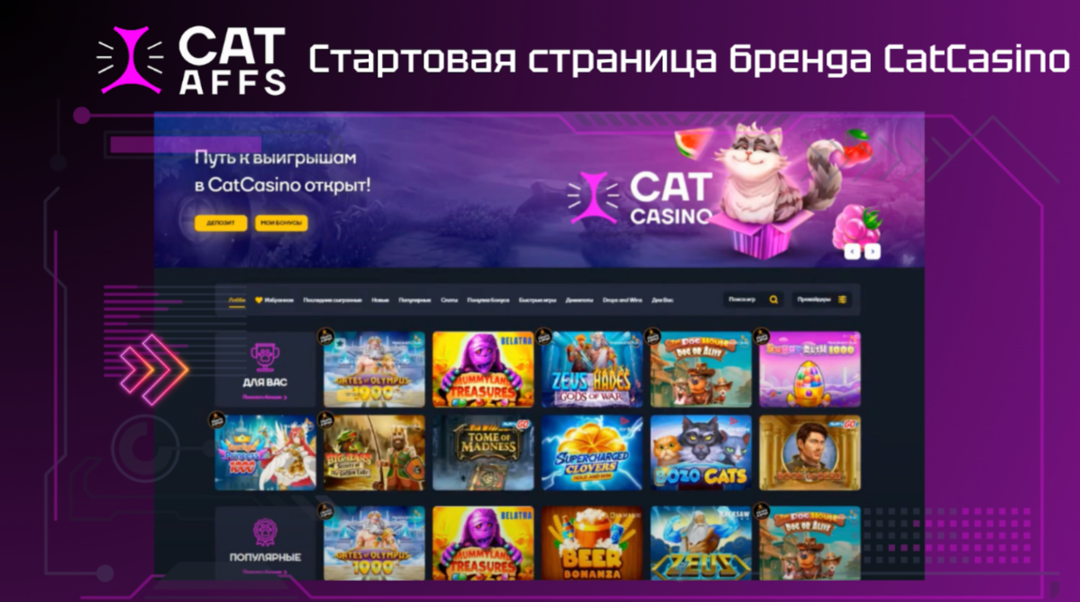 Интеграция сервиса ZingBrain на брендах CatAffs. Как AI влияет на доход партнёров