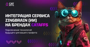 Интеграция сервиса ZingBrain на брендах CatAffs. Как AI влияет на доход партнёров