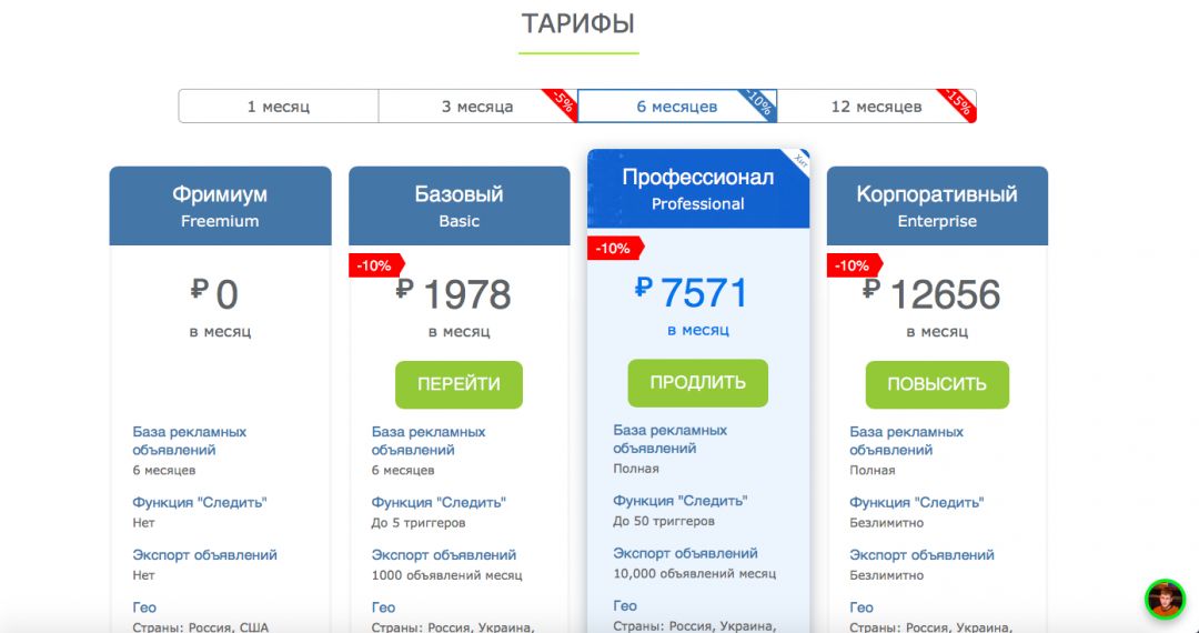 Сервис мониторинга мобильной рекламы AdMobiSpy