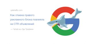 Исследование: Влияние отмены правого рекламного блока на CTR объявлений в Google