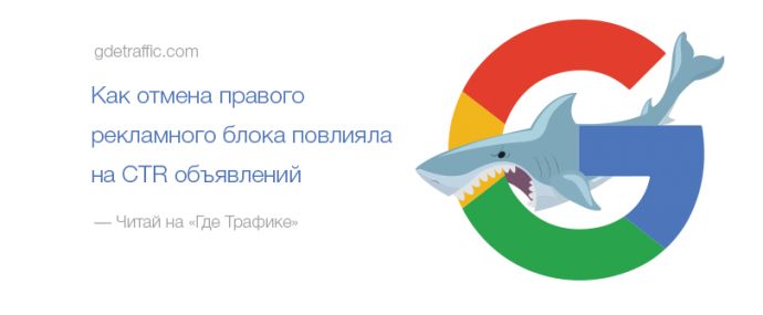 Исследование: Влияние отмены правого рекламного блока на CTR объявлений в Google