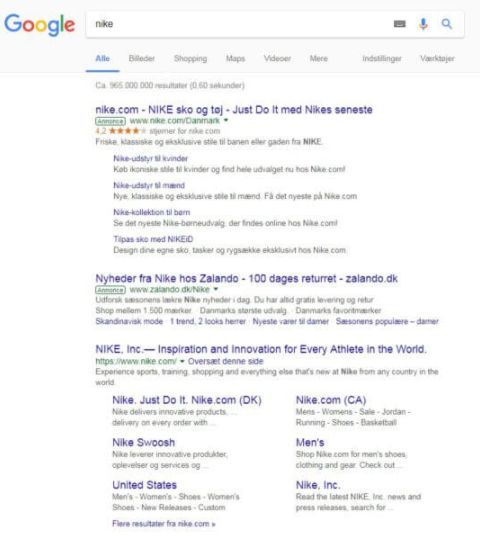 Снова гугловские эксперименты: теперь с дополнительными ссылками AdWords