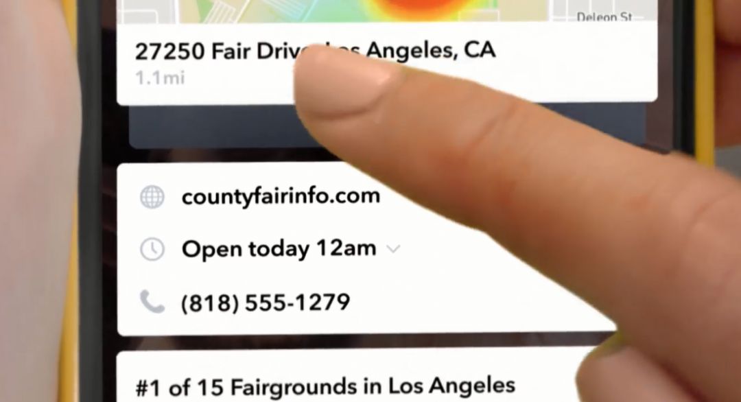 Snapchat выкатил новую функцию: Context Cards