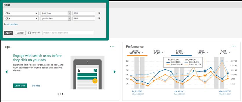 Bing Ads позволит убрать из статистики ненужные данные