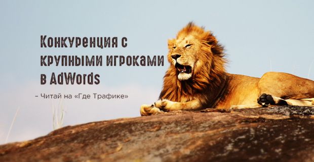 Конкуренция с крупными игроками в AdWords