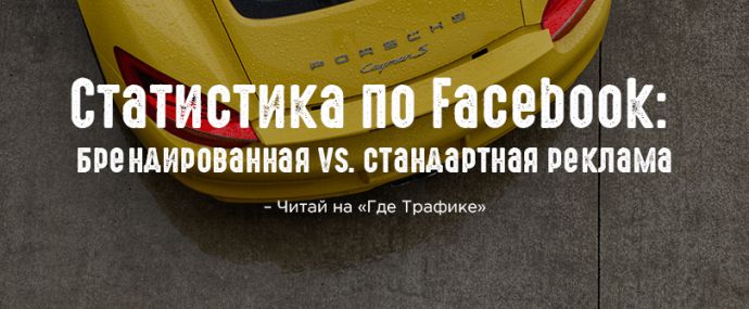 Брендированная реклама в Facebook заходит лучше стандартной
