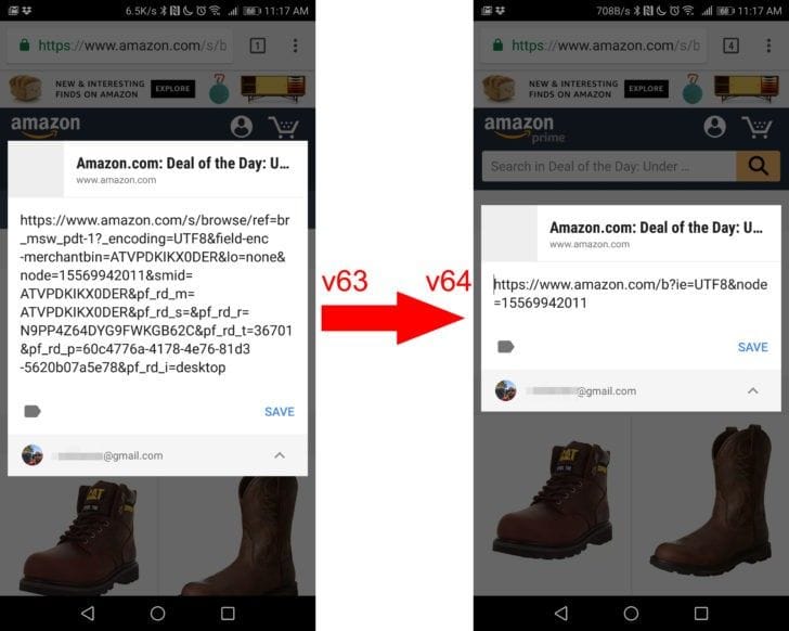 Google Chrome автоматически подчищает «грязные» URL-адреса