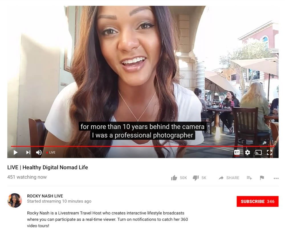 YouTube Live: повторное возпроизведение live-чатов, субтитры во время стримов и геотеги