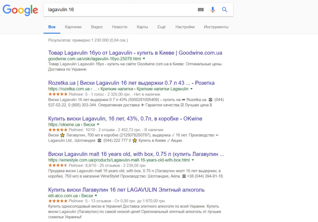 Вопрос дня: тестирует ли Google выдачу без органических ссылок?