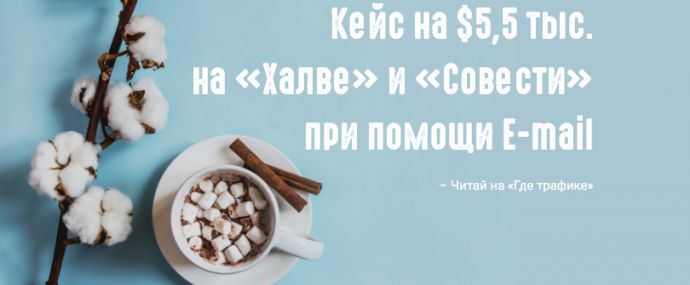 Кейс на 5,5 тыс. долларов на «Халве» и «Совести» при помощи E-mail