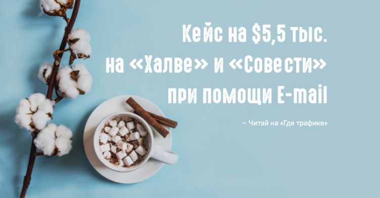 Кейс на 5,5 тыс. долларов на «Халве» и «Совести» при помощи E-mail