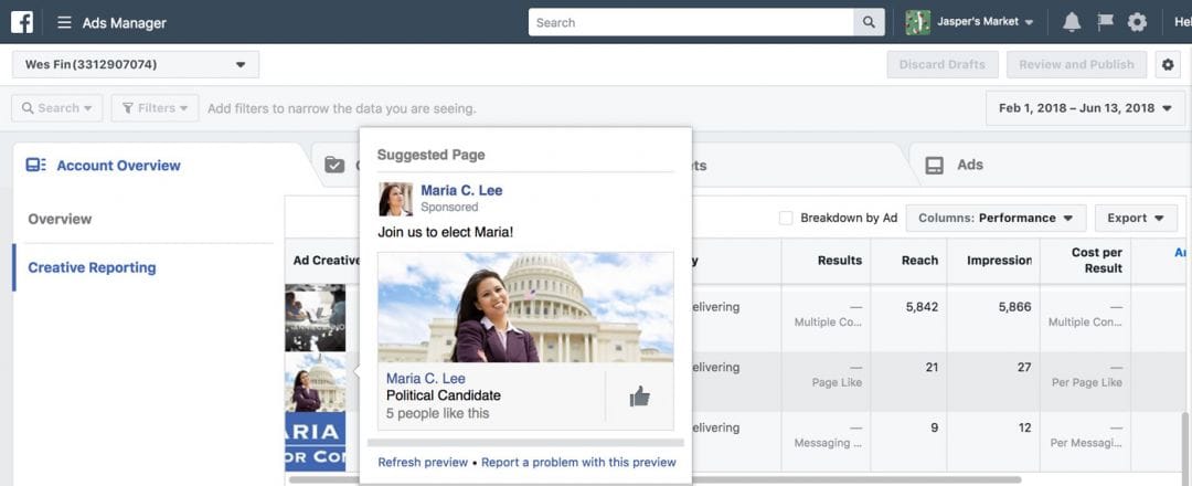 Facebook улучшит Ads Reporting
