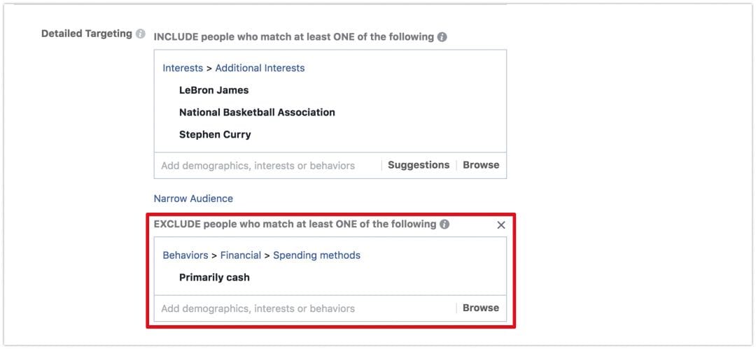 Гибкий таргетинг в Facebook или как фокусироваться на шопоголиков для показа рекламы