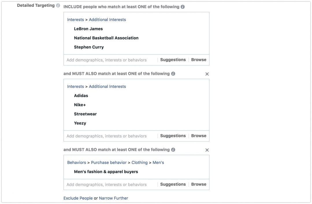 Гибкий таргетинг в Facebook или как фокусироваться на шопоголиков для показа рекламы