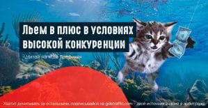 Льем в плюс в партнерку Golden Goose в условиях высокой конкуренции