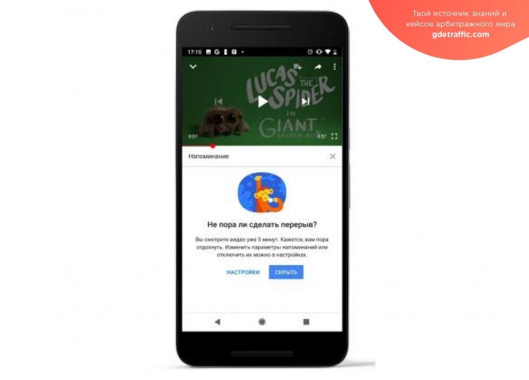 YouTube запустил ​функцию отслеживания времени | Читайте на Где Трафике