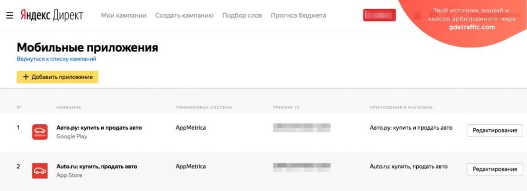 Директ внес изменения в рекламу мобильных приложений