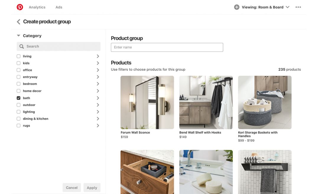 Pinterest представил новые функции для покупок в своем сервисе
