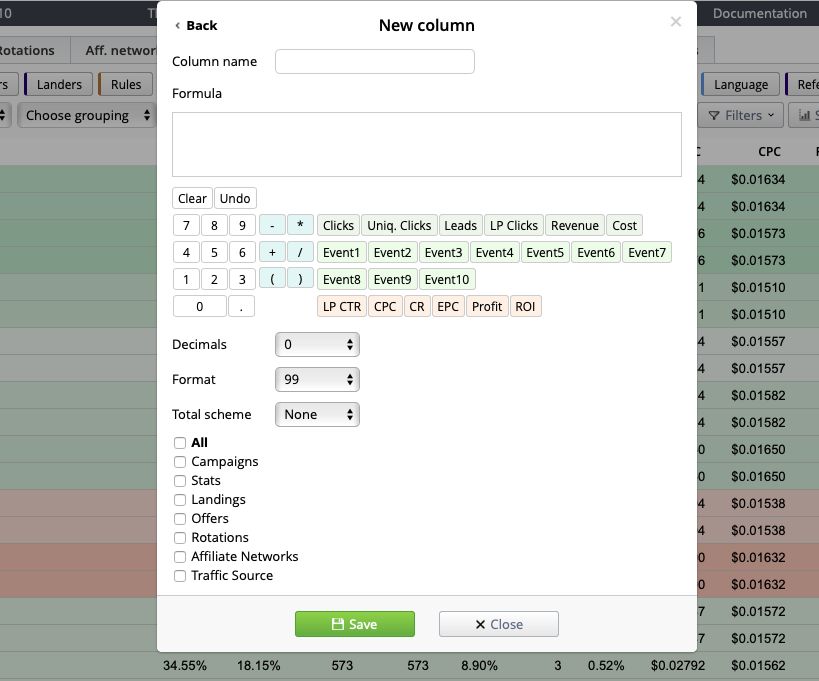 Трекер для арбитража трафика - Binom