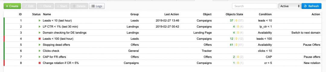 Трекер для арбитража трафика - Binom