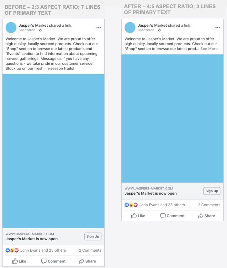 Facebook уменьшает размеры мобильной новостной ленты
