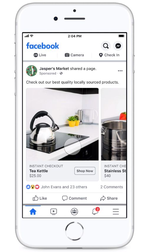 Facebook представляет новые рекламные фишки