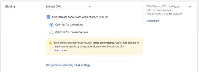 Google Ads: назначение ставок с учетом ценности конверсии