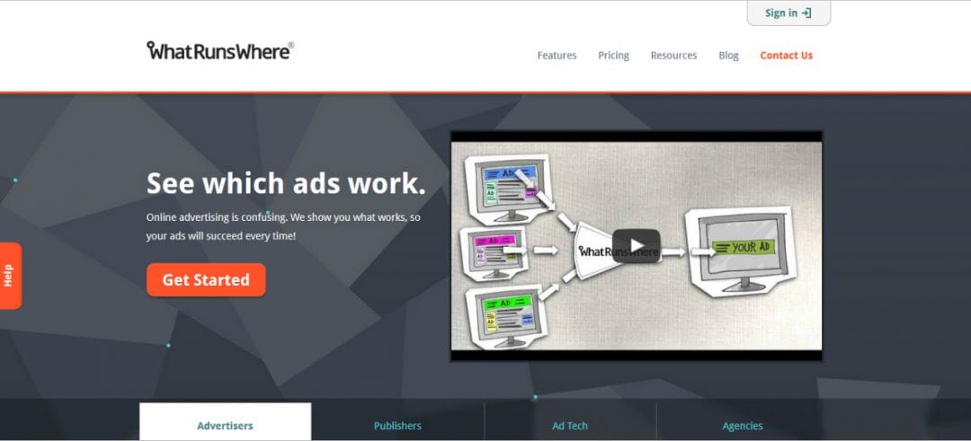 Под прицелом: WhatRunsWhere - сервис для вкуривания в бурж-креативы