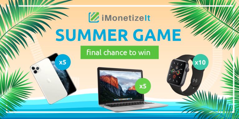 iMonetizeIt разыгрывает яблочные гаджеты, а LEADS и Турбозайм запустили акцию с призовым фондом 150К рублей