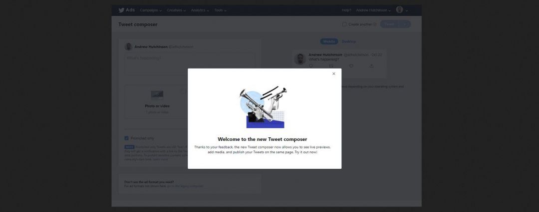 Twitter обновляет редактор твитов