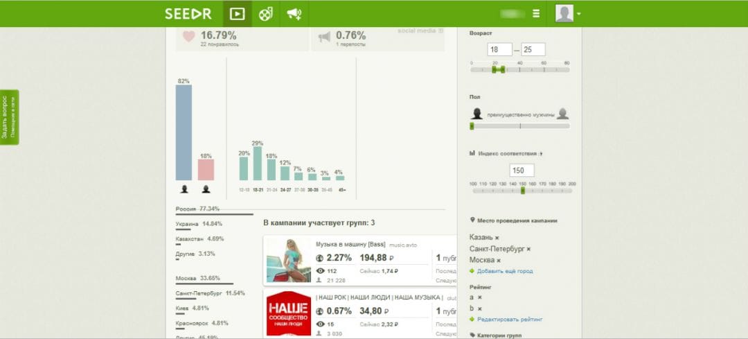 Под прицелом: платформа для продвижения видео в Интернете Seedr