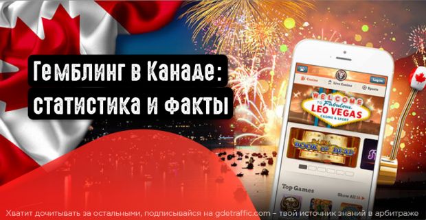 Гемблинг в Канаде: статистика и факты