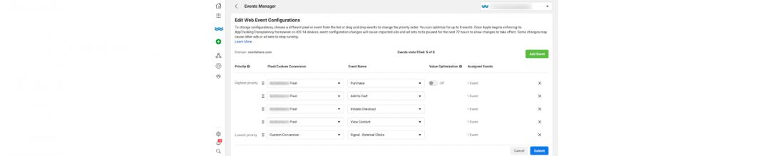 Как работать с агрегированным измерением событий Facebook