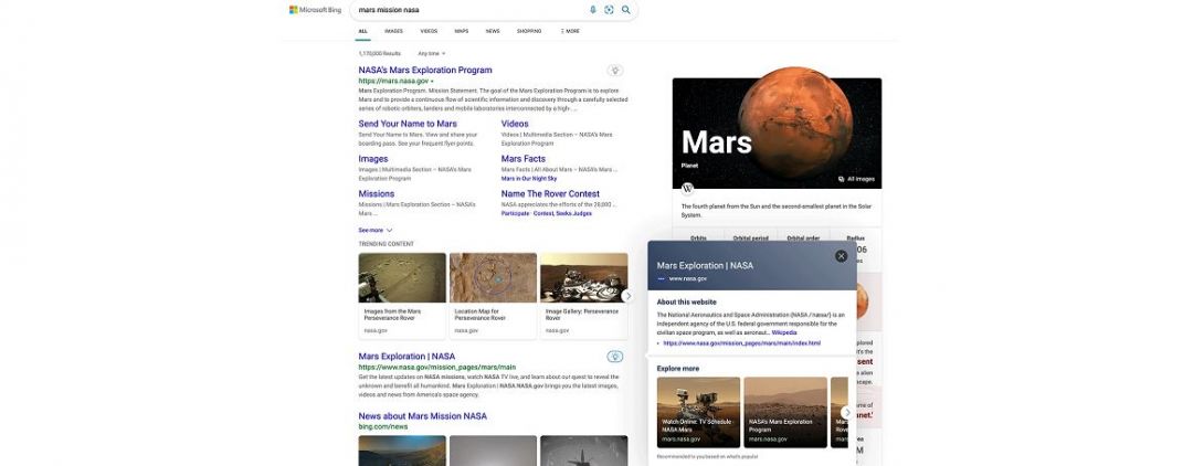 Microsoft Bing запустил Page Insights
