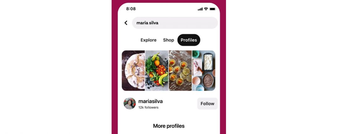 Новая категория в поиске Pinterest