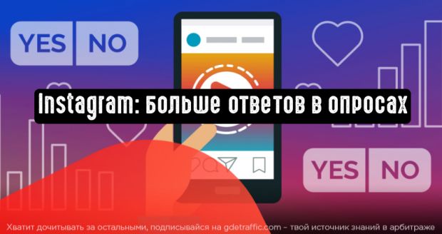 Instagram увеличивает количество возможных ответов в опросах