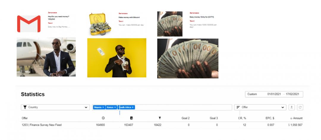CPL подгон от Zeydoo: самый заливаемый оффер 2021 с оборотом в 1 040 000 USD, обзор
