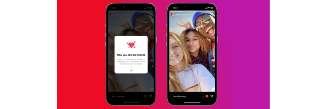 Instagram добавляет возможность лайкать Stories