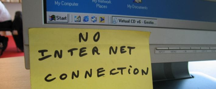 В Казахстане временно отключили Интернет