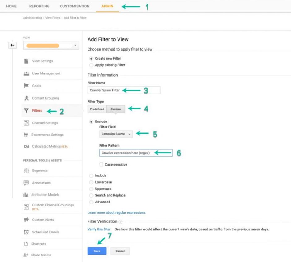 Удаляем ботов и фейковый трафик из Google Analytics