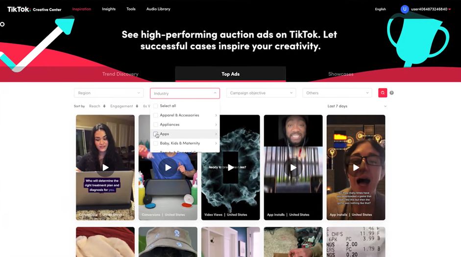 Где найти готовые креативы для TikTok
