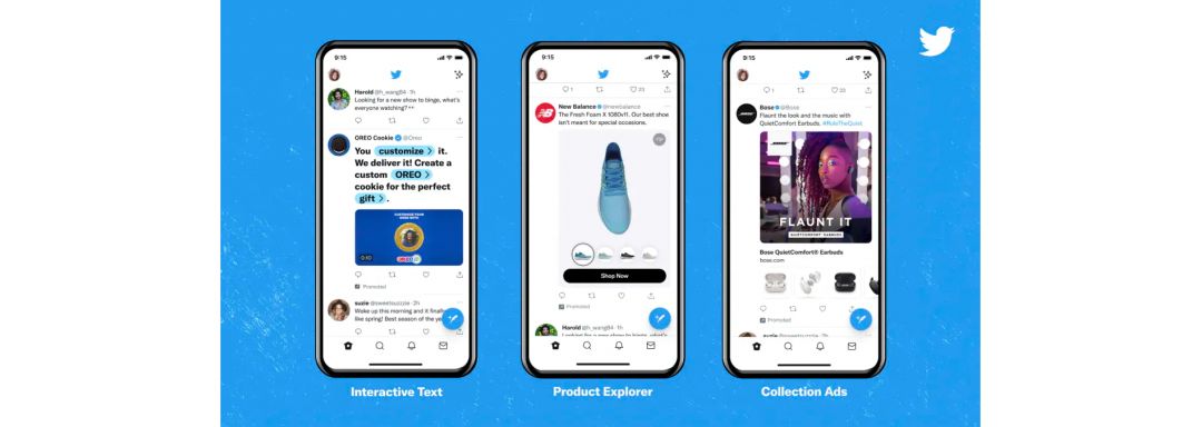 Twitter тестирует 3 новых рекламных формата